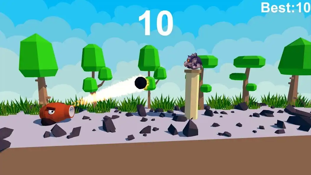 Play Angry Cannon - Ball Shoot Battle Game! as an online game Angry Cannon - Ball Shoot Battle Game! with UptoPlay