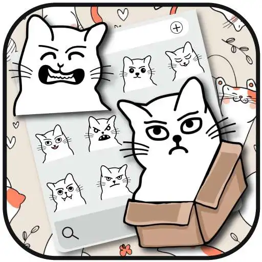 Play Angry Cats Emoji Stickers APK