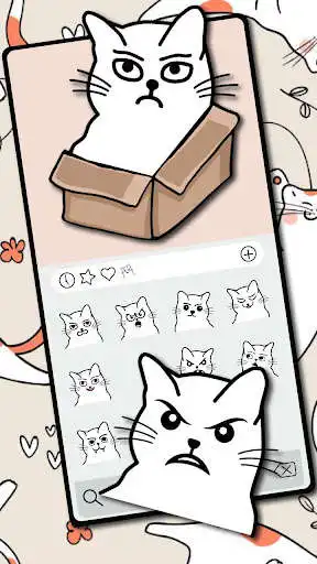 Play Angry Cats Emoji Stickers  and enjoy Angry Cats Emoji Stickers with UptoPlay