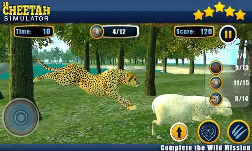 Play Angry Cheetah Wild Attack Sim