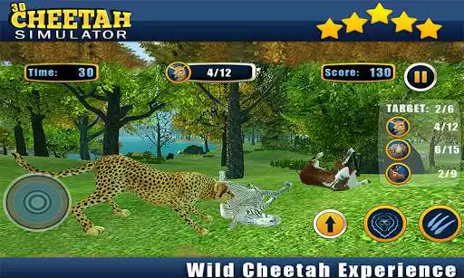 Play Angry Cheetah Wild Attack Sim