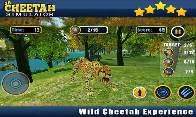 Play Angry Cheetah Wild Attack Sim