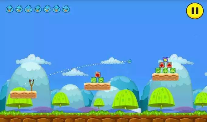 Play Angry Chicken knock Down Blocks