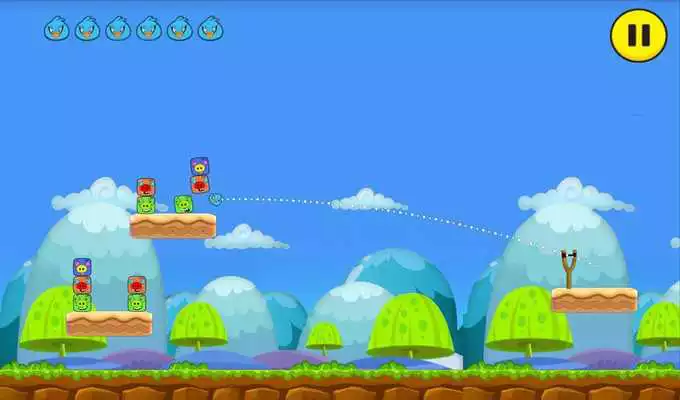 Play Angry Chicken knock Down Blocks