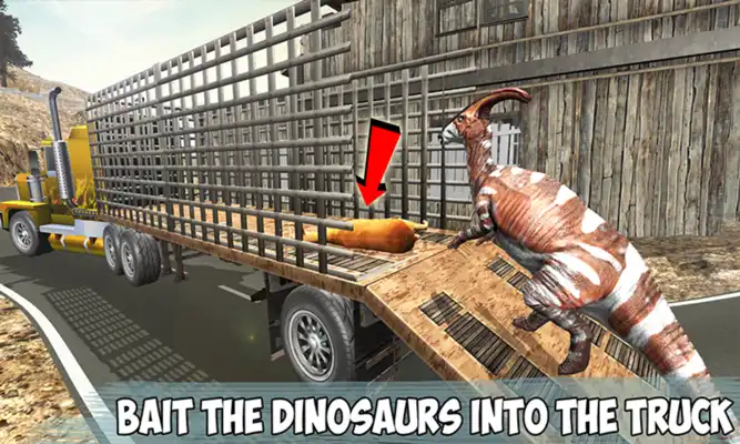 Play Angry Dino Offroad Transporter