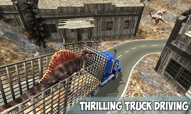 Play Angry Dino Offroad Transporter