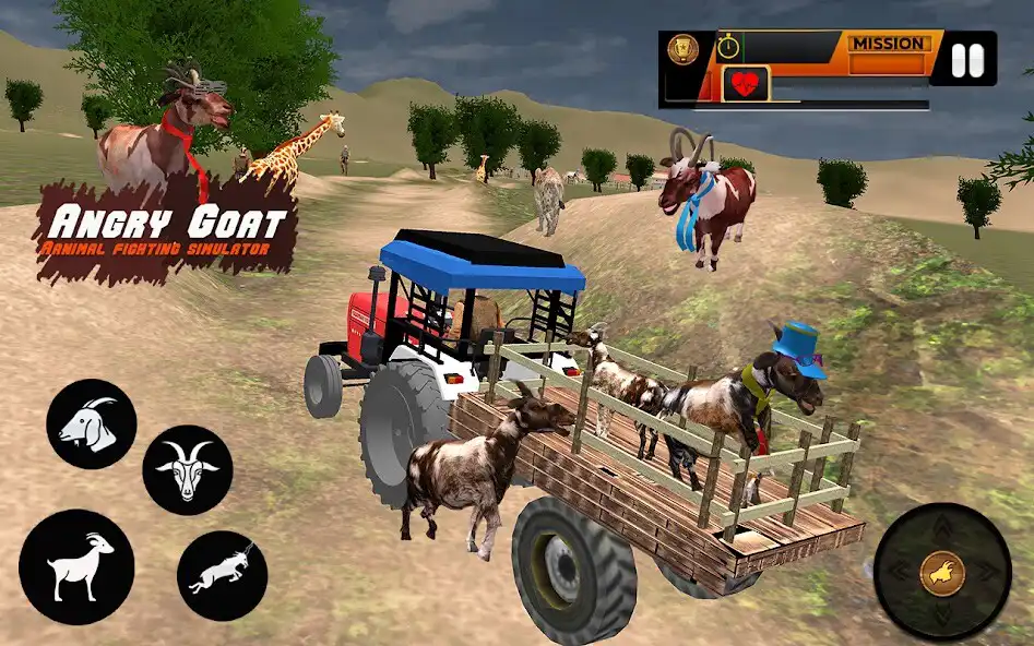 Play Angry Goat _ Animal Simulator  and enjoy Angry Goat _ Animal Simulator with UptoPlay