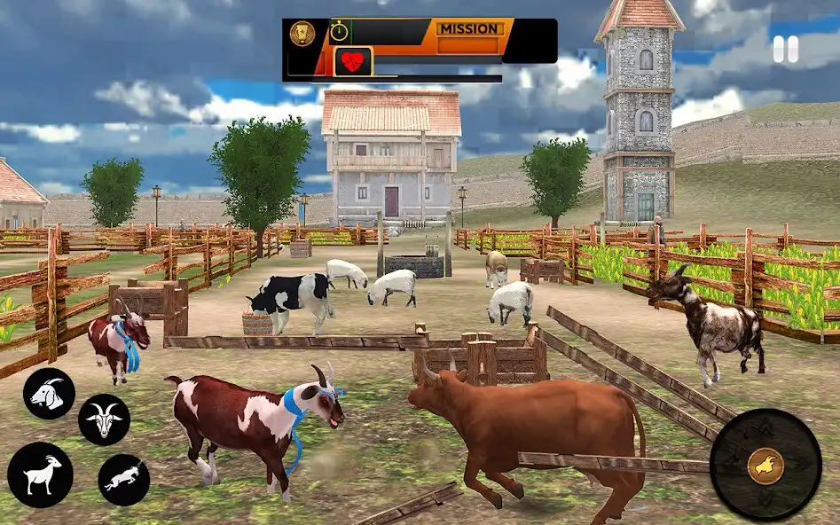 Play Angry Goat _ Animal Simulator as an online game Angry Goat _ Animal Simulator with UptoPlay