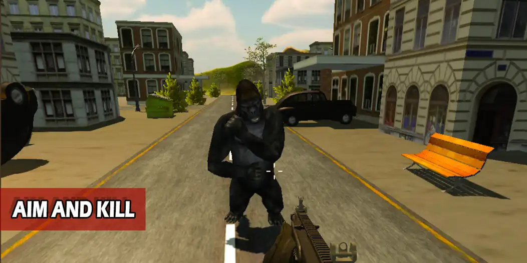 Play Angry Gorilla City Attack Mission as an online game Angry Gorilla City Attack Mission with UptoPlay