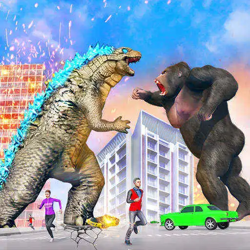 Play Angry Gorilla City Rampage Animal Attack Games APK
