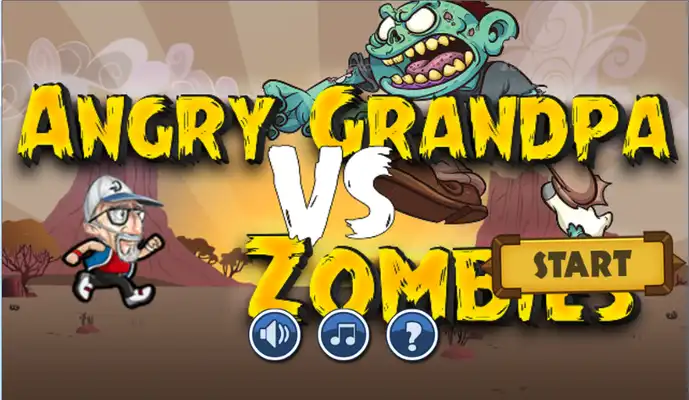 Play Angry Grandpa VS Zombies