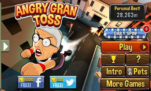 Play Angry Gran Toss  and enjoy Angry Gran Toss with UptoPlay