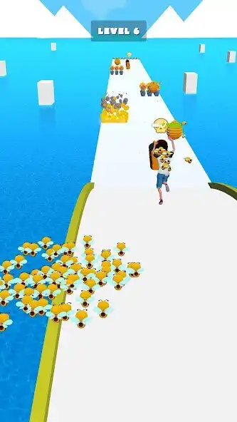 Play Angry Honey Bee Runner as an online game Angry Honey Bee Runner with UptoPlay