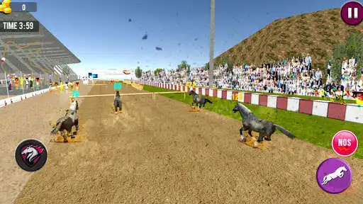 Play APK Angry Horse Racing 3D Simulator  and enjoy Angry Horse Racing 3D Simulator with UptoPlay com.gl.angry.horse.racing.simulator