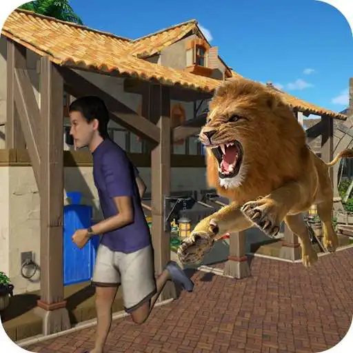 Play Angry Lion Rampage: City Attack,Simulator 3D APK