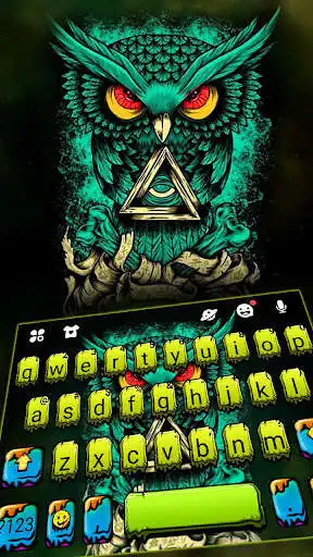 Play Angry Owl Keyboard Theme  and enjoy Angry Owl Keyboard Theme with UptoPlay