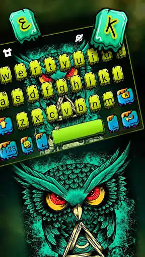 Play Angry Owl Keyboard Theme as an online game Angry Owl Keyboard Theme with UptoPlay