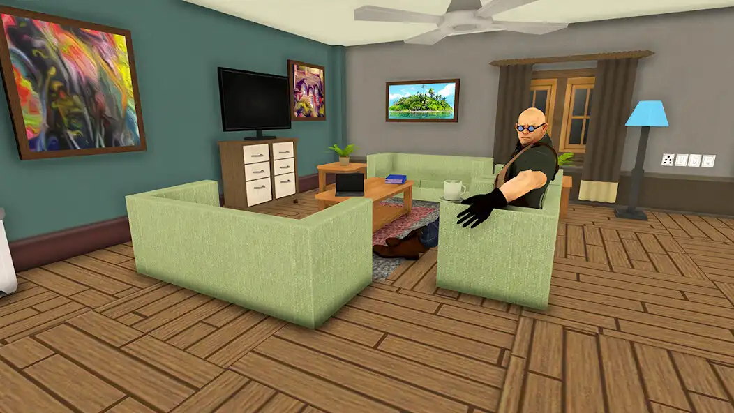 Play Angry  Scary Neighbour Game as an online game Angry  Scary Neighbour Game with UptoPlay