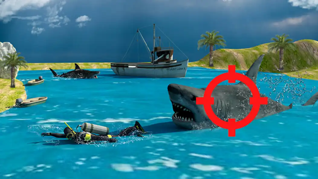 Play Angry Shark Attack Gun Hunting  and enjoy Angry Shark Attack Gun Hunting with UptoPlay