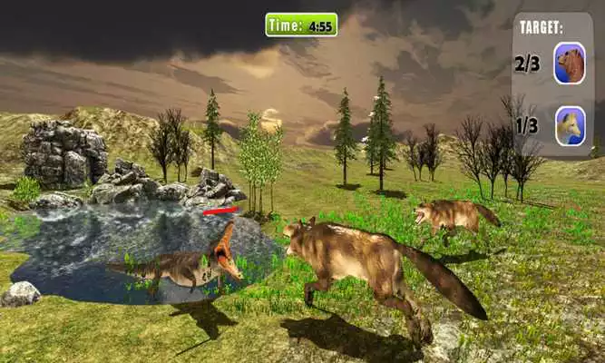 Play Angry Wolf Jungle 3D