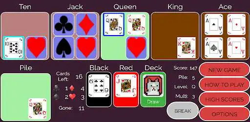 Play Angus Solitaire as an online game Angus Solitaire with UptoPlay