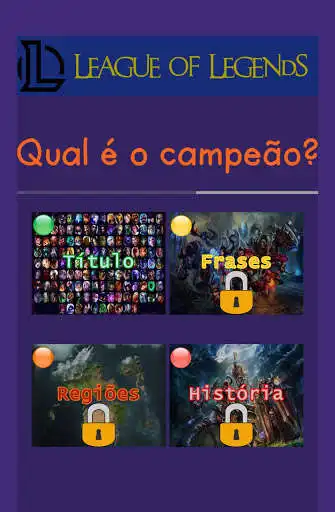 Play Anigame Quiz- League of Legends as an online game Anigame Quiz- League of Legends with UptoPlay