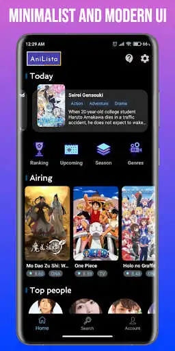 Play AniLista - MyAnimeList Client  and enjoy AniLista - MyAnimeList Client with UptoPlay
