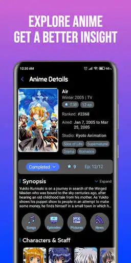 Play AniLista - MyAnimeList Client as an online game AniLista - MyAnimeList Client with UptoPlay