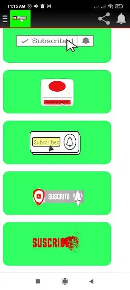 Play Animación botón de suscribirse  and enjoy Animación botón de suscribirse with UptoPlay