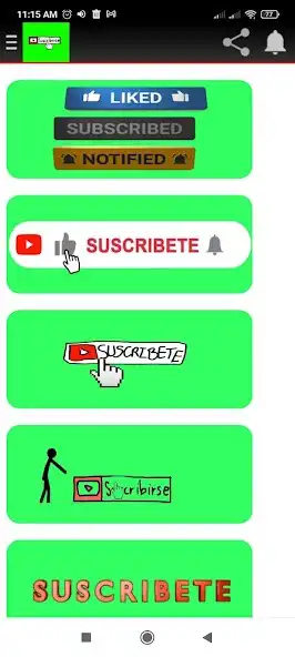 Play Animación botón de suscribirse as an online game Animación botón de suscribirse with UptoPlay