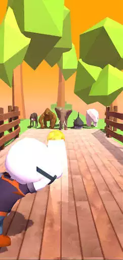 Play Animal Bowling 3D as an online game Animal Bowling 3D with UptoPlay