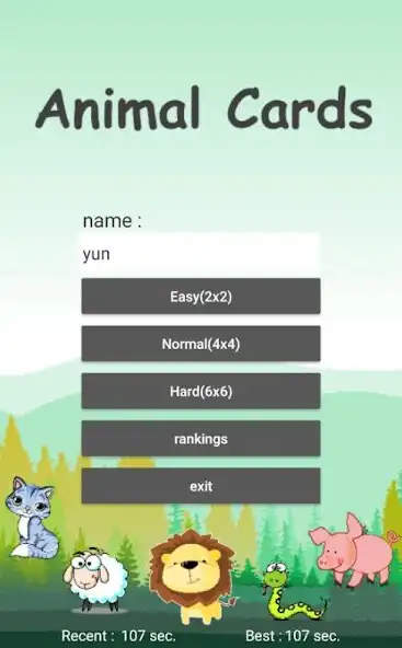 Play Animal Cards - Test your memory, match same animal as an online game Animal Cards - Test your memory, match same animal with UptoPlay
