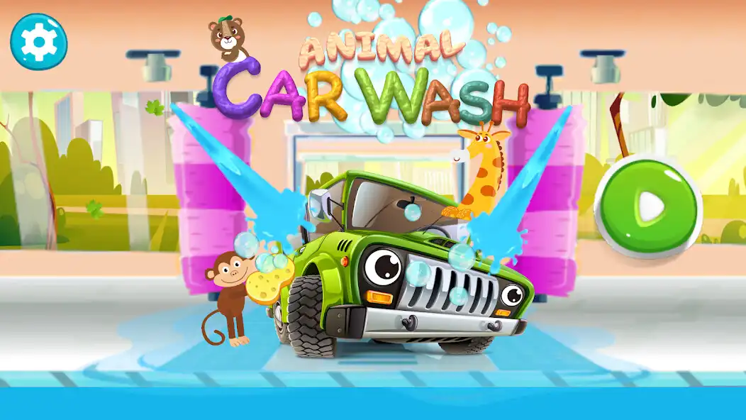 Play Animal Car Wash as an online game Animal Car Wash with UptoPlay