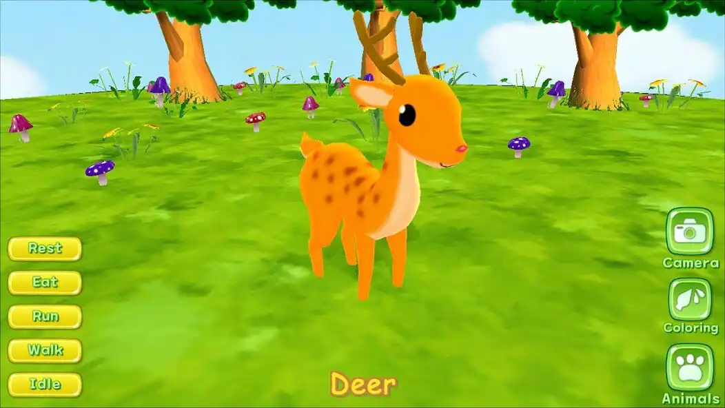 Play Animal Coloring 3D - AR  and enjoy Animal Coloring 3D - AR with UptoPlay