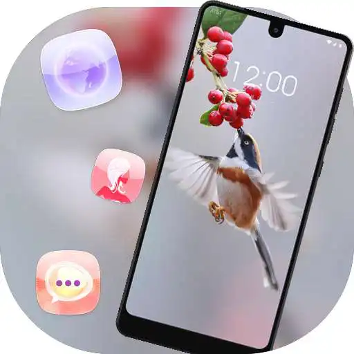 Play Animal cute bird eating fruits theme APK