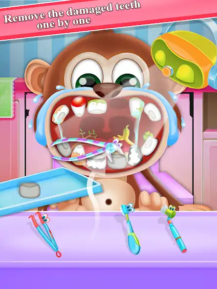 Play Animal Dentist Game For Kids  and enjoy Animal Dentist Game For Kids with UptoPlay