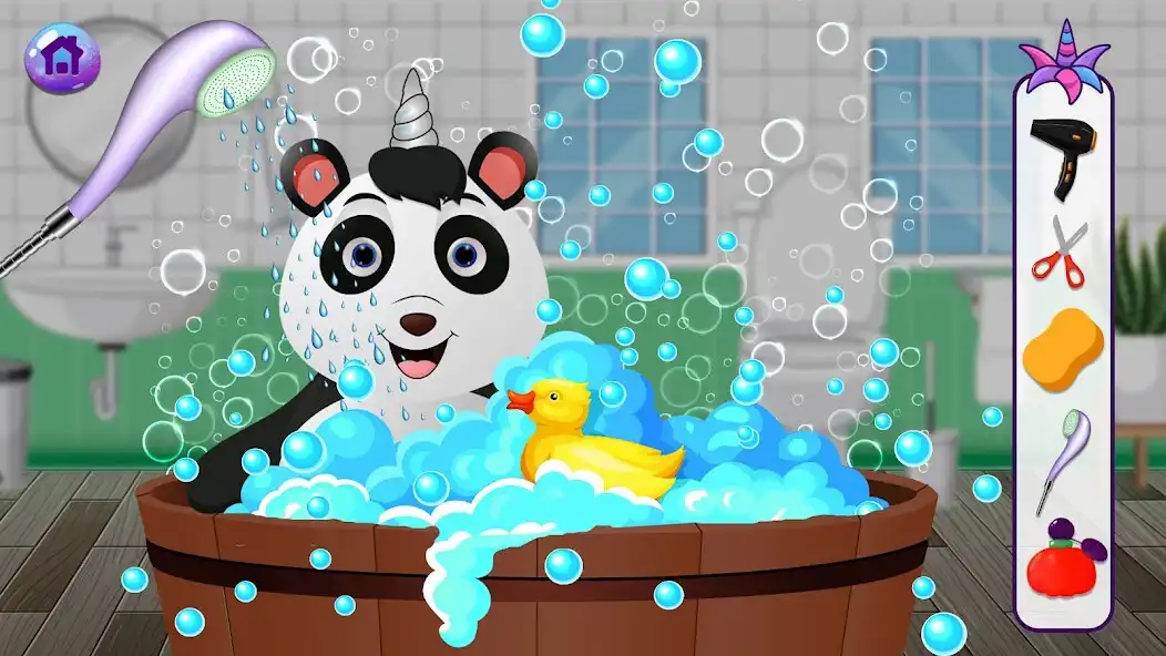 Play Animal Games: Unicorn Pet Care as an online game Animal Games: Unicorn Pet Care with UptoPlay