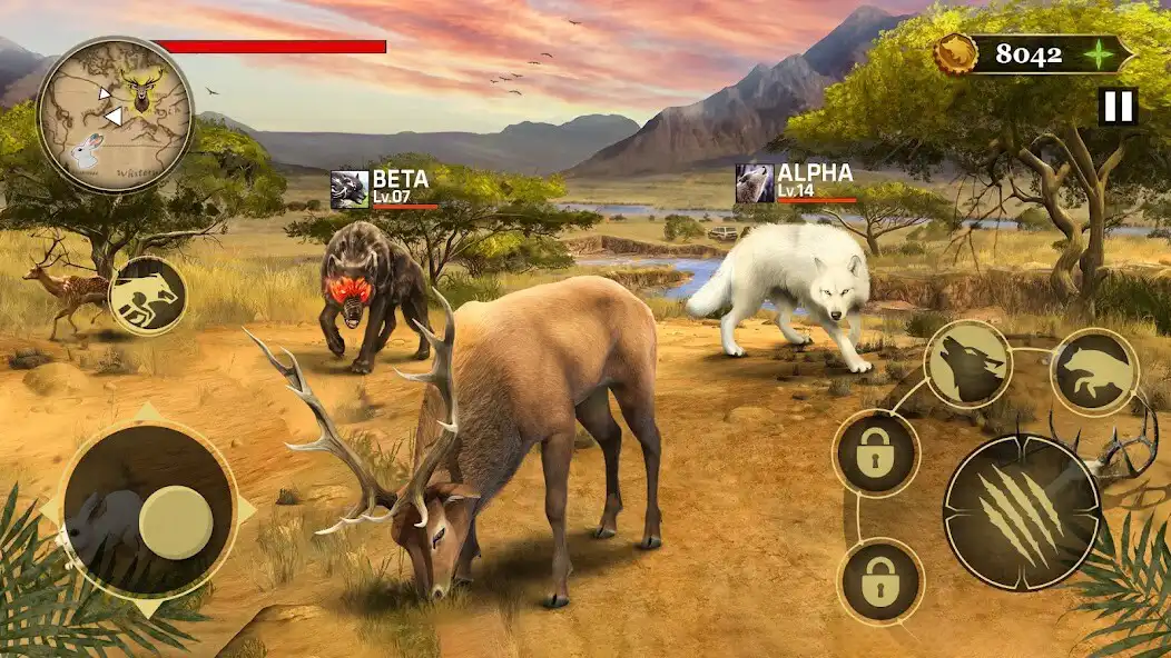 Play Animal Games - Wolf Simulator  and enjoy Animal Games - Wolf Simulator with UptoPlay