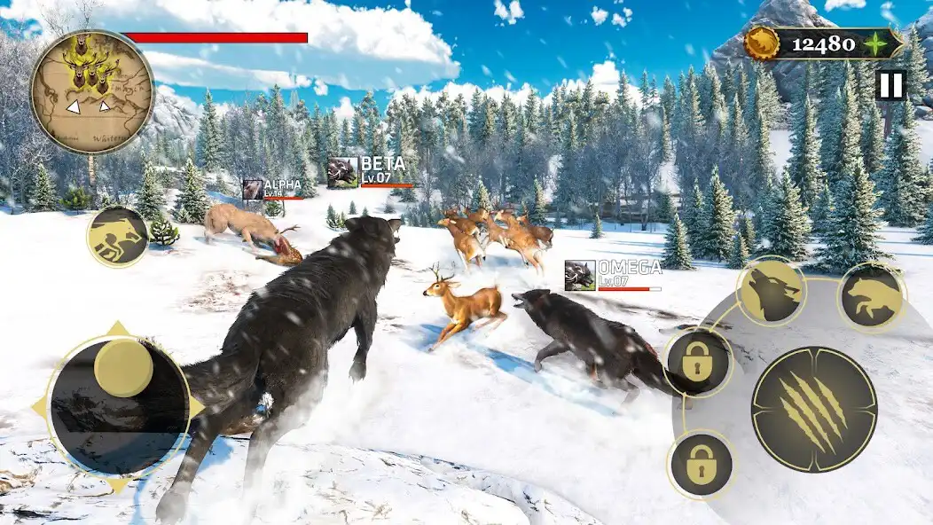 Play Animal Games - Wolf Simulator as an online game Animal Games - Wolf Simulator with UptoPlay