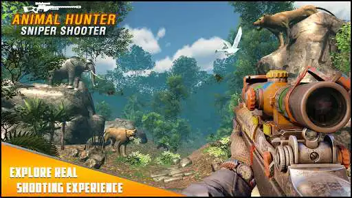 Play Animal Hunter Sniper Shooter : Fast Hunting Games as an online game Animal Hunter Sniper Shooter : Fast Hunting Games with UptoPlay