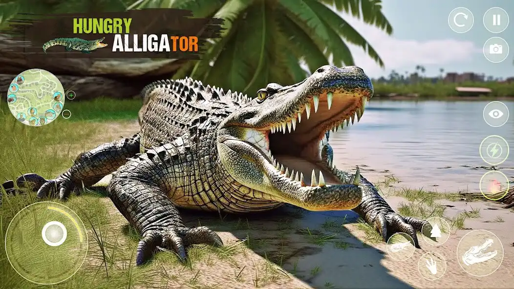 Play Animal Hunting Crocodile Game as an online game Animal Hunting Crocodile Game with UptoPlay