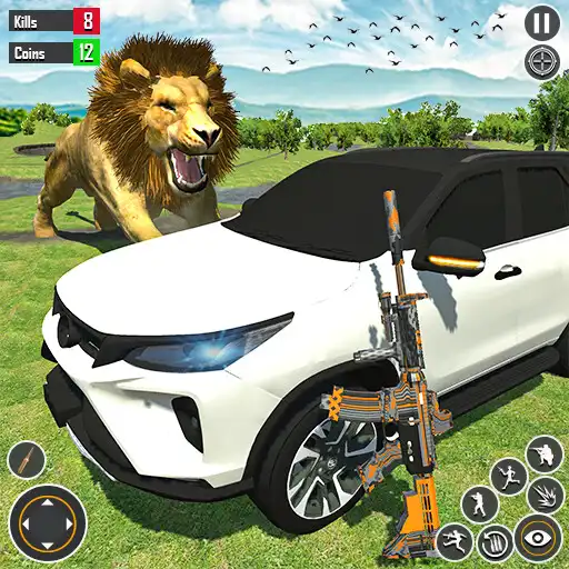 Play Animal hunting games with car APK