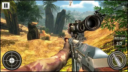 Play Animal Hunting Sniper 3D : Jungle Safari Shooter as an online game Animal Hunting Sniper 3D : Jungle Safari Shooter with UptoPlay