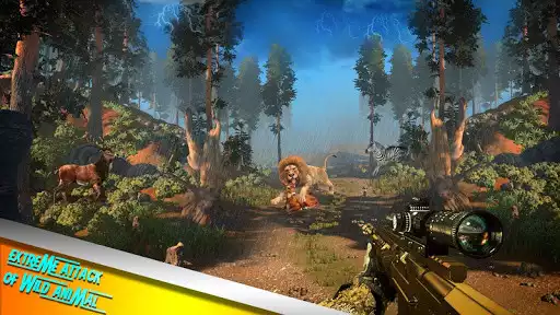 Play Animal Hunting: Sniper Shooting as an online game Animal Hunting: Sniper Shooting with UptoPlay