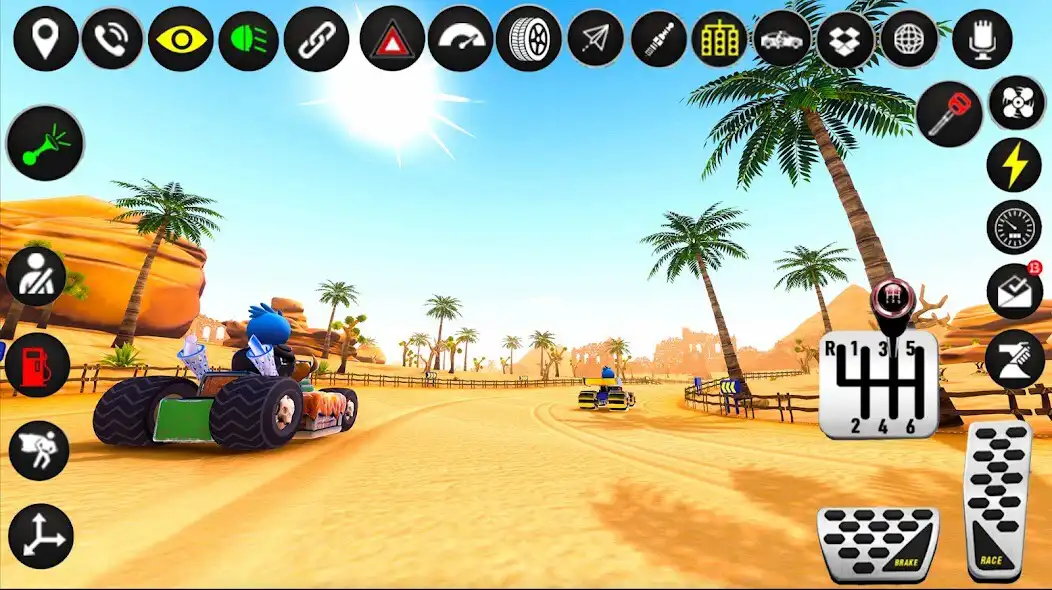 Play Animal Kart Racer Game as an online game Animal Kart Racer Game with UptoPlay