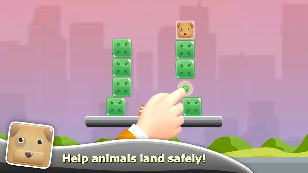 Play Animal Landing - PuzzleCrush as an online game Animal Landing - PuzzleCrush with UptoPlay