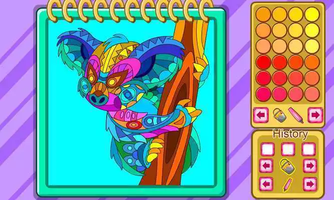 Play Animal Mandalas Coloring Book