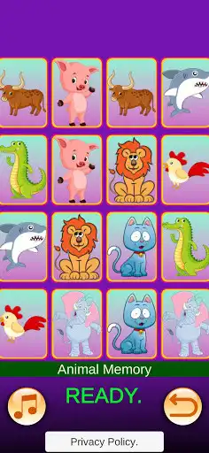 Play Animal Memory for Toddlers  and enjoy Animal Memory for Toddlers with UptoPlay