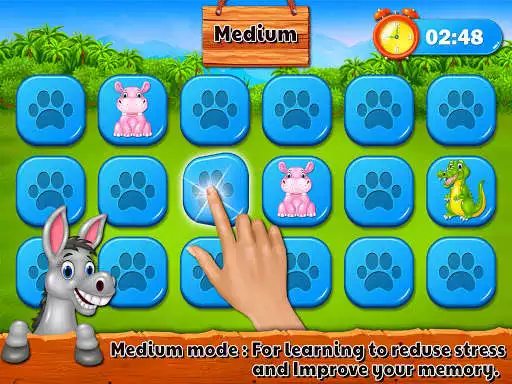 Play Animal Memory Match  and enjoy Animal Memory Match with UptoPlay