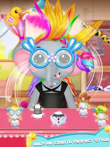 Play Animal Pet Salon Hair Makeover as an online game Animal Pet Salon Hair Makeover with UptoPlay